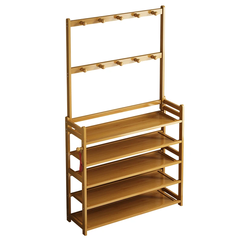 

Entryway Wooden Shoe Rack Vertical Organizer Display Balcony Shoe Cabinets Hallway Dust Proof Home Furniture