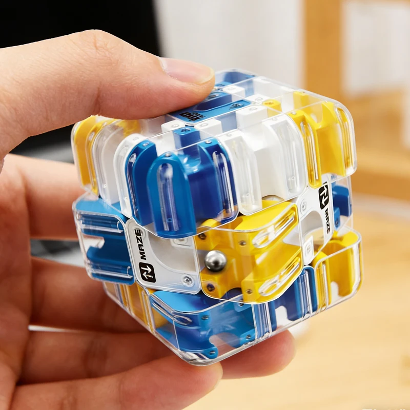 Labirinto 3D Cubo magico Puzzle a sei facce Cubo di velocità Cubi Labirinto Giocattoli per bambini Giocattoli educativi Regalo di festa di compleanno