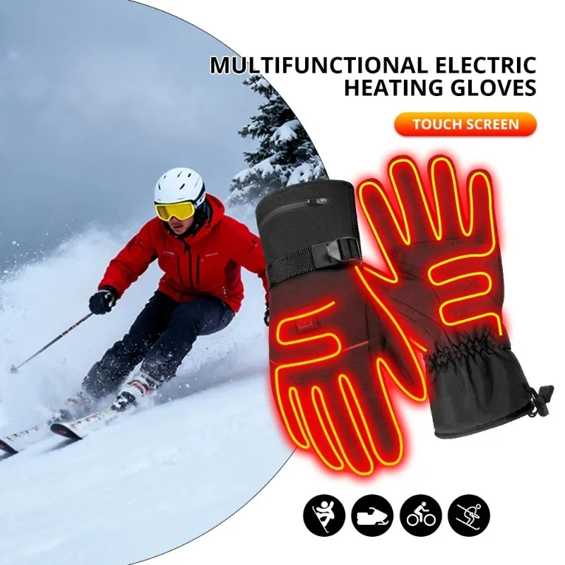 

Heated Rechargeable Warm Waterproof Winter Gloves For Hunting Fishing Skiing Snowboarding