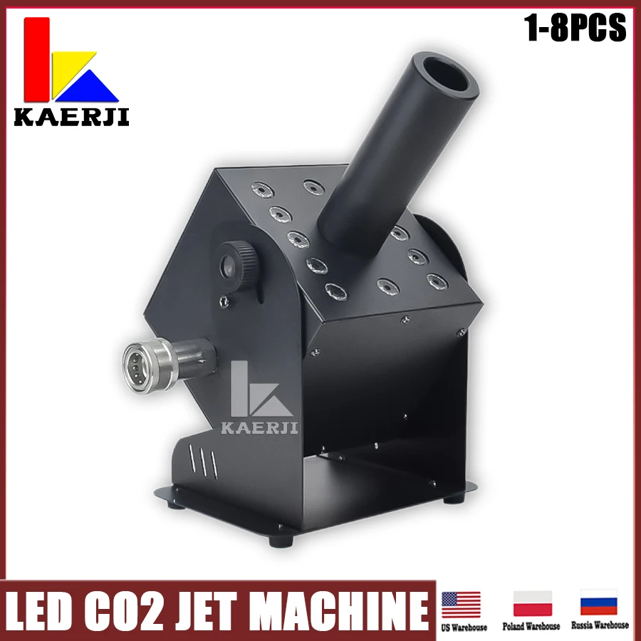 rgb led jet machine para disco club dancing hall lampada led co2 3in gas dentro e fora de conexao dmx canais 250w 18 pcs 01