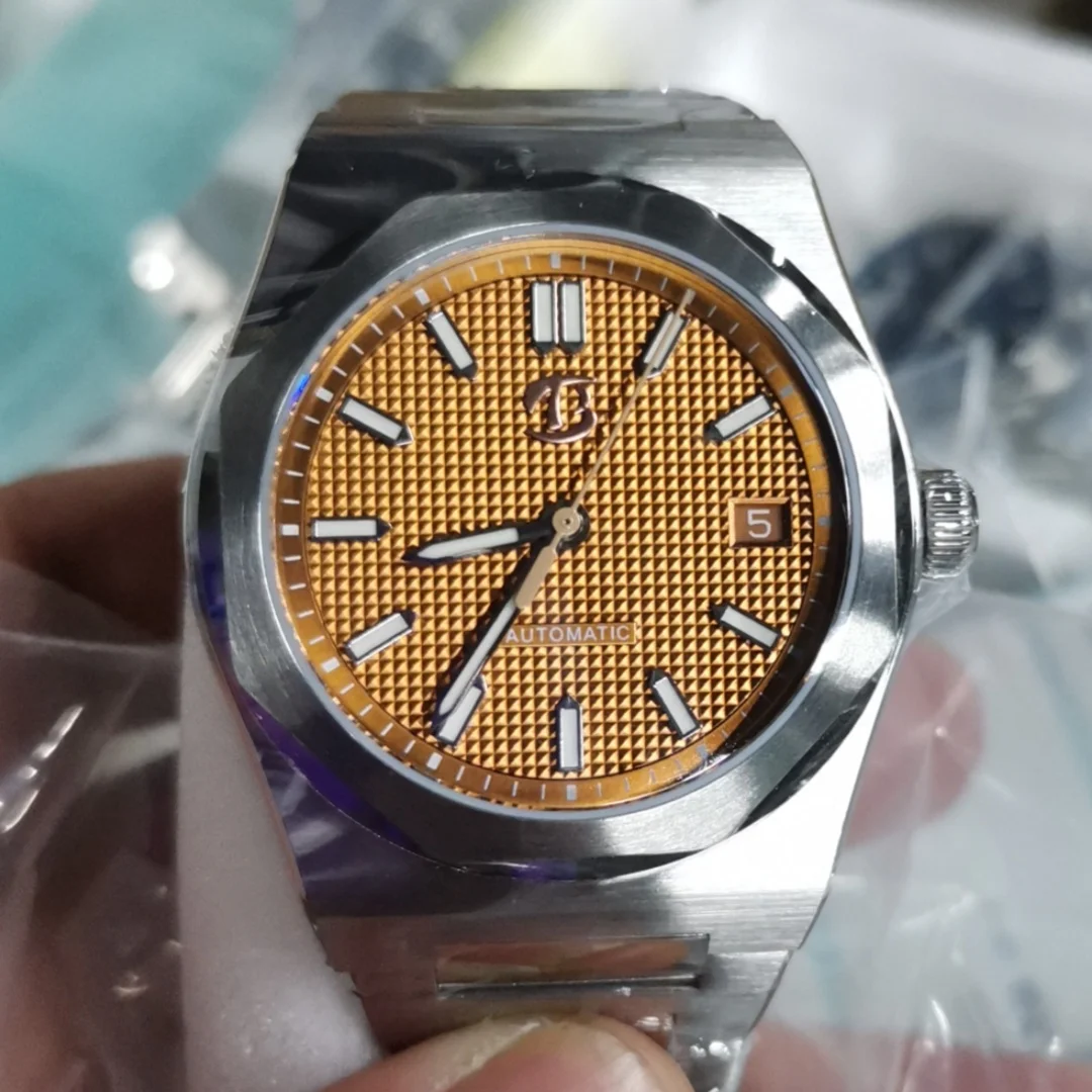 BETTIMER 2024, новинка 40 мм, мужские автоматические механические часы с сапфировым стеклом, нержавеющая сталь 316L, водонепроницаемые, 10 бар, ночное свечение BGW9 reloj