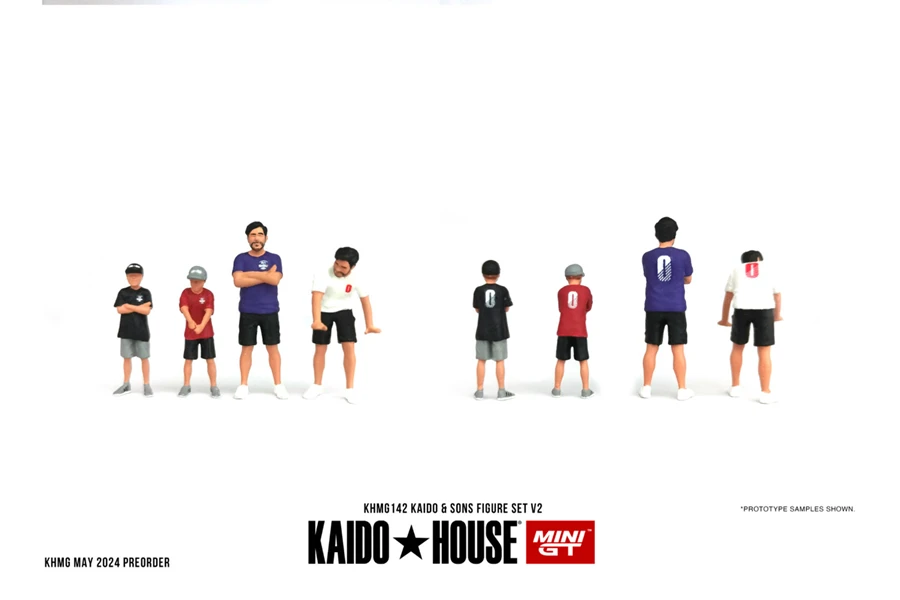 

Kaido House + MINIGT KaidoHouse 1/64 Фигурка Kaido & Sons V2 KHMG142 Игрушки из сплава автомобиля Литая под давлением металлическая модель для детей