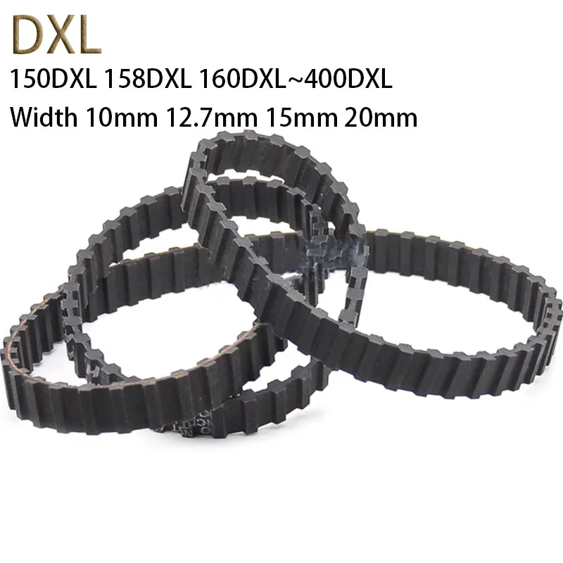 

DXL Timing Belt Rubber Double Side Tooth 150DXL 158DXL 160DXL~400DXL Width 10mm 12.7mm 15mm 20mm Synchronous Belts Pitch 5.08mm