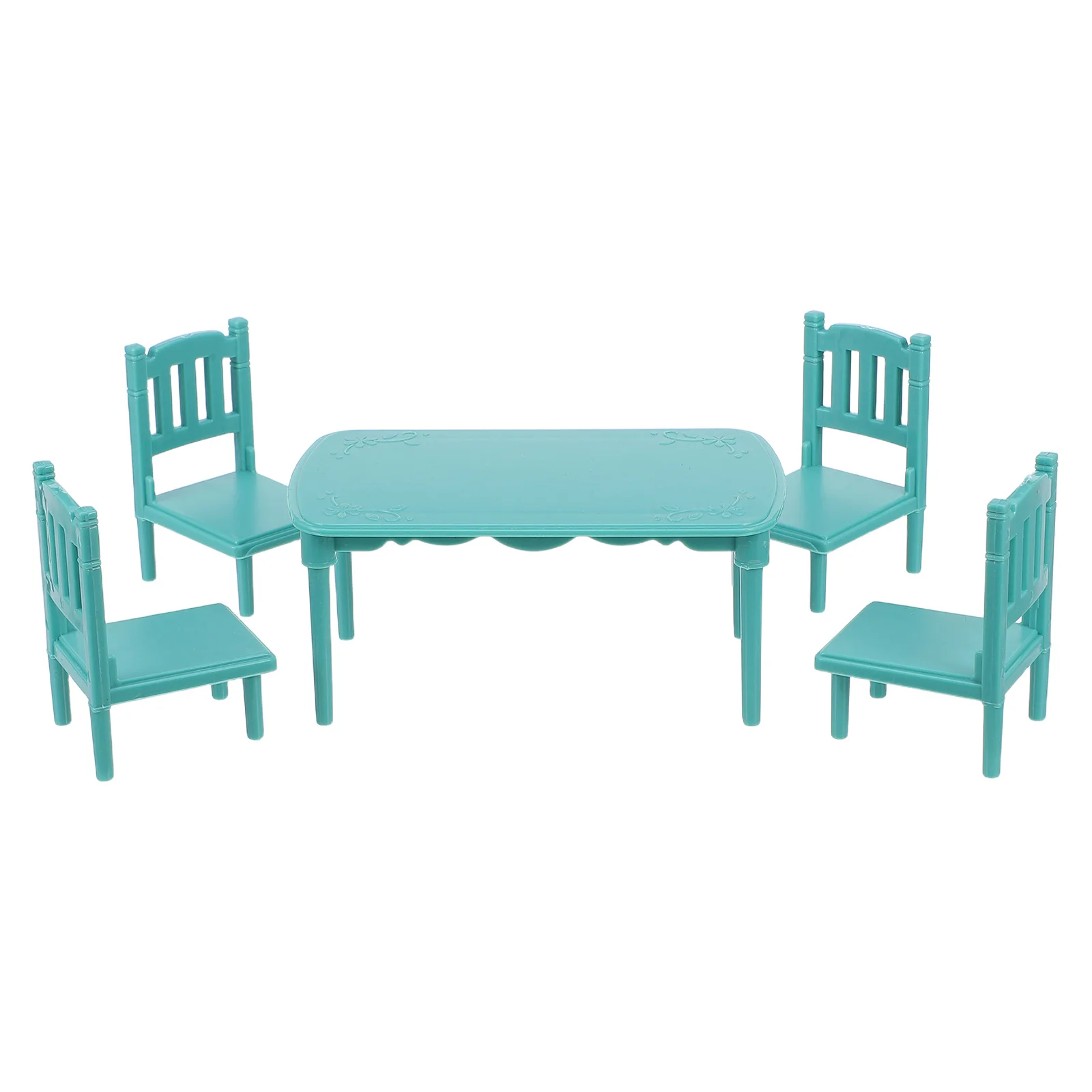 1 conjunto de cadeiras de mesa para casa de bonecas em miniatura escala 1:12 para cozinha sala de jantar cena leve realista mini móveis fáceis