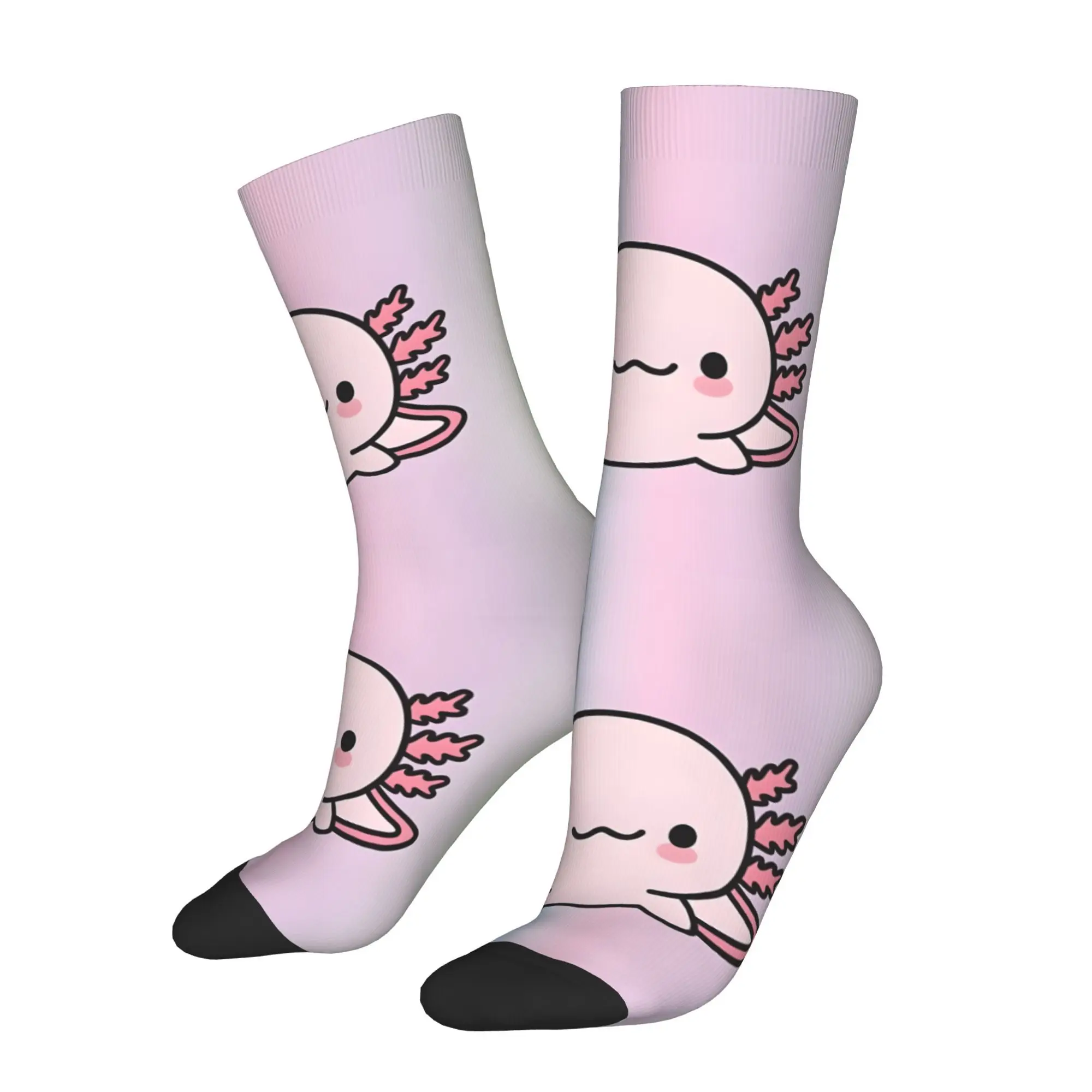 

Salamander Baby Fish Axolotl мужские велосипедные носки всесезонные дышащие спортивные носки для экипажа на весну, лето, осень-зиму