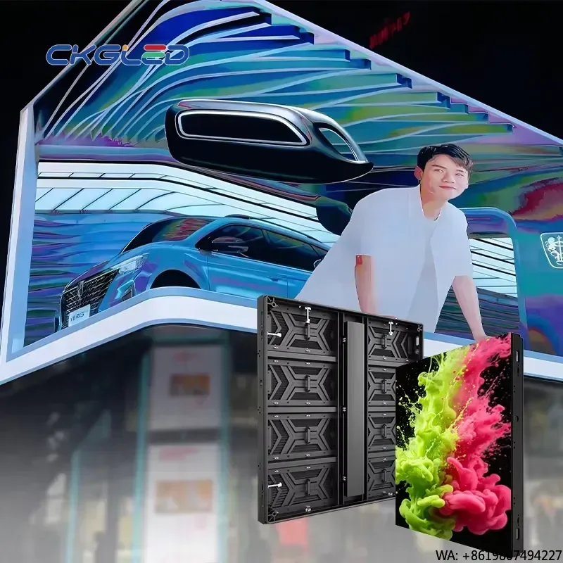 P3.91 Outdoor LED Display Fixed Installation 6500cd High Brightness Waterproof LED Screen for Large Outdoor Advertising