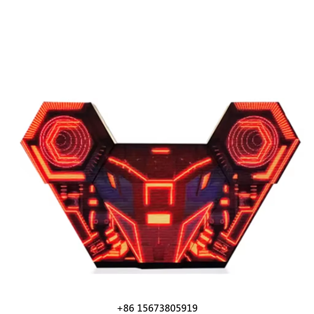 Full Color P3.91 Stage Bars Ktv Music Festival Dj Booth LED Screen Dj Table Booth with Laptop Stand