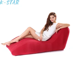 K-STAR Environmentally Friendly Portable S-shaped Lounge Chair Plush Inflatable Leisure Comfortable Sofa New 2024 DropShipping