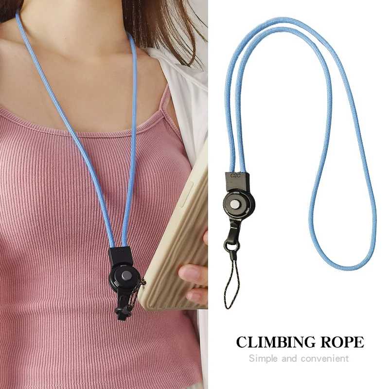 Long Neck Lanyard Mobile Phone Lanyard Women's Phone Chain Lanyard Phone Case Universal Anti Loss Chain Phone Charms Lanyard Key