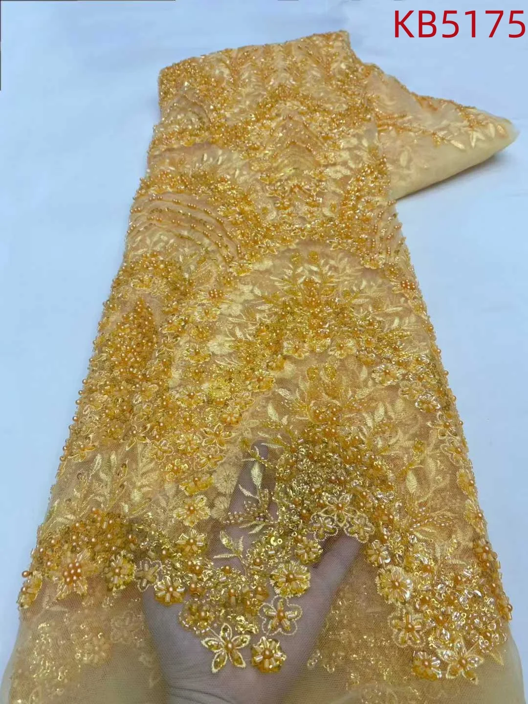 

Роскошные африканские ткани 2022, Оливер Грин, кружевная ткань с вышивкой бисером, нигерийский тюль с блестками, кружево для шитья KB5174