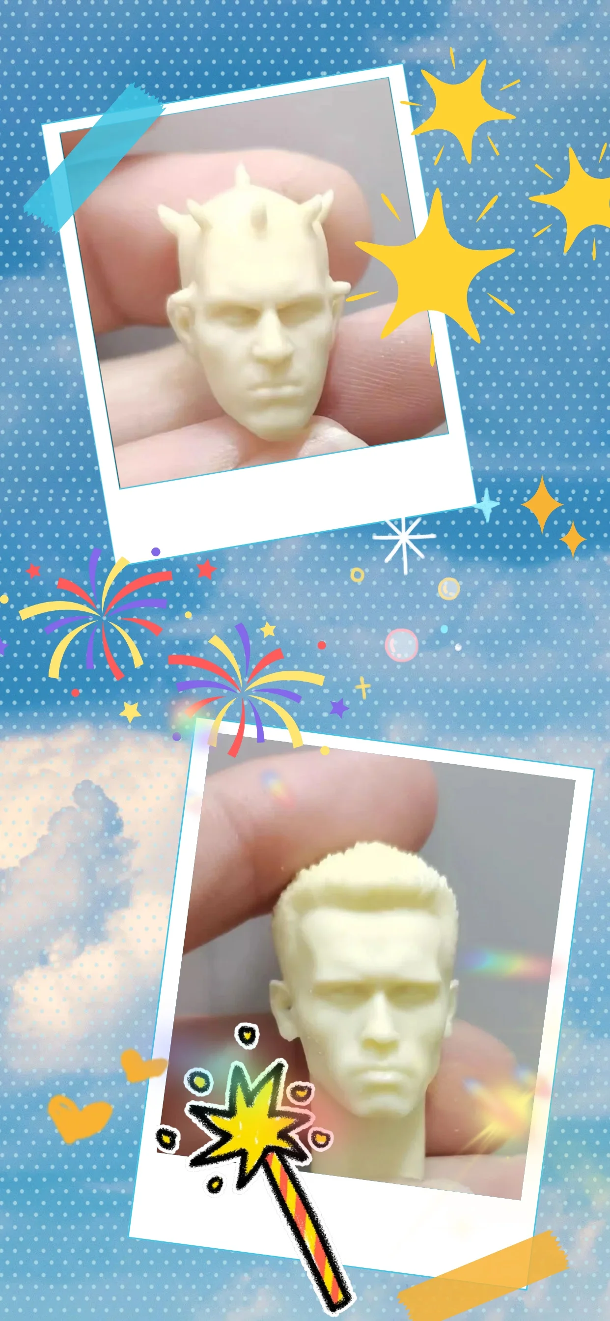 【30days Made】1/12 Scale Male Soldier Unpainted Head Sculpt Accessories Actor Science Fiction Movie Role For 6'' Action Figure