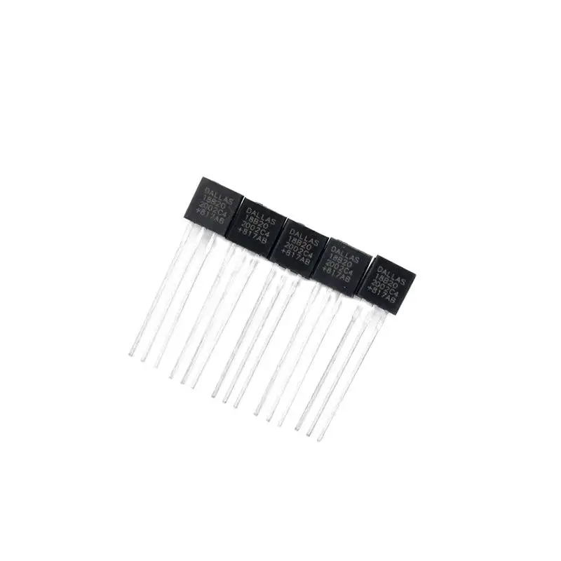 5/10PCS DS18B20 Temperature Sensor Chip For Arduino 18B20 TO-92 Programmable Digital Thermometer Sensor