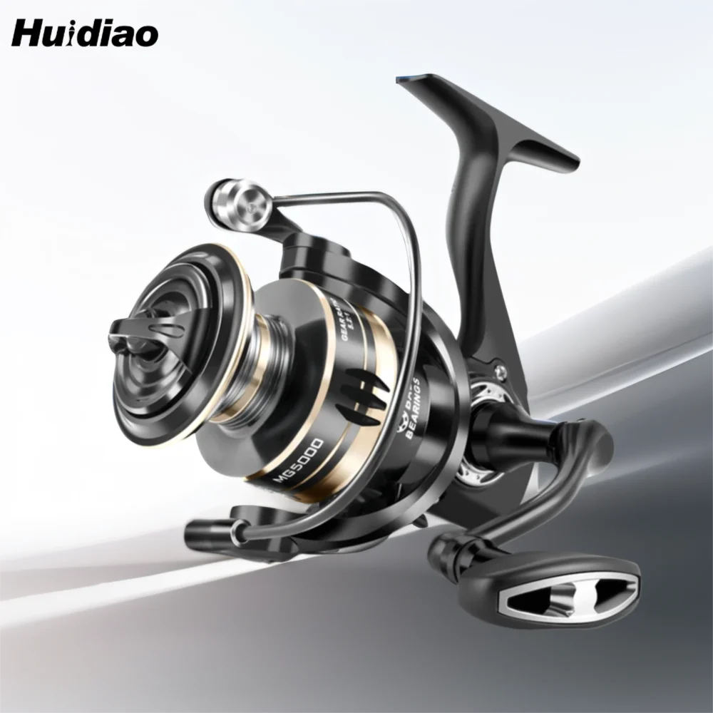 huidiao-mgロングキャストリール2000-7000シリーズ高速比スピニングフィッシングリールステンレス鋼ベアリングメタルスプール（鯉釣り用）