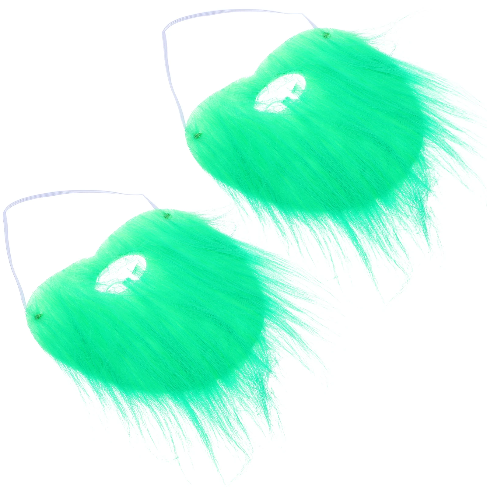 

2 Pcs Decoration Patricks Day Fake Carnival Prop Faux Stage Performance False Cosplay Dense Creative