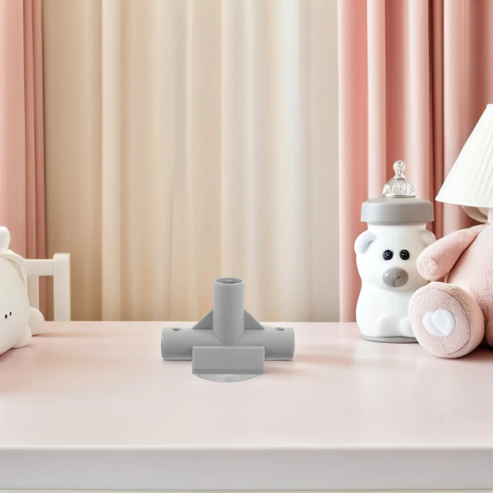 

T Shaped Playpens Connector 3 Way Pipe Joint Replacement Plastic Connector Baby Yard Tent Playpens Accessories Furniture