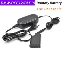 DMW-AC8 AC Power Adapter Charger DMW-DCC12 DC Coupler DMW-BLF19 BLF19E Dummy Battery for Panasonic Lumix DMC-GH3 GH4 GH5 G9 GH5S