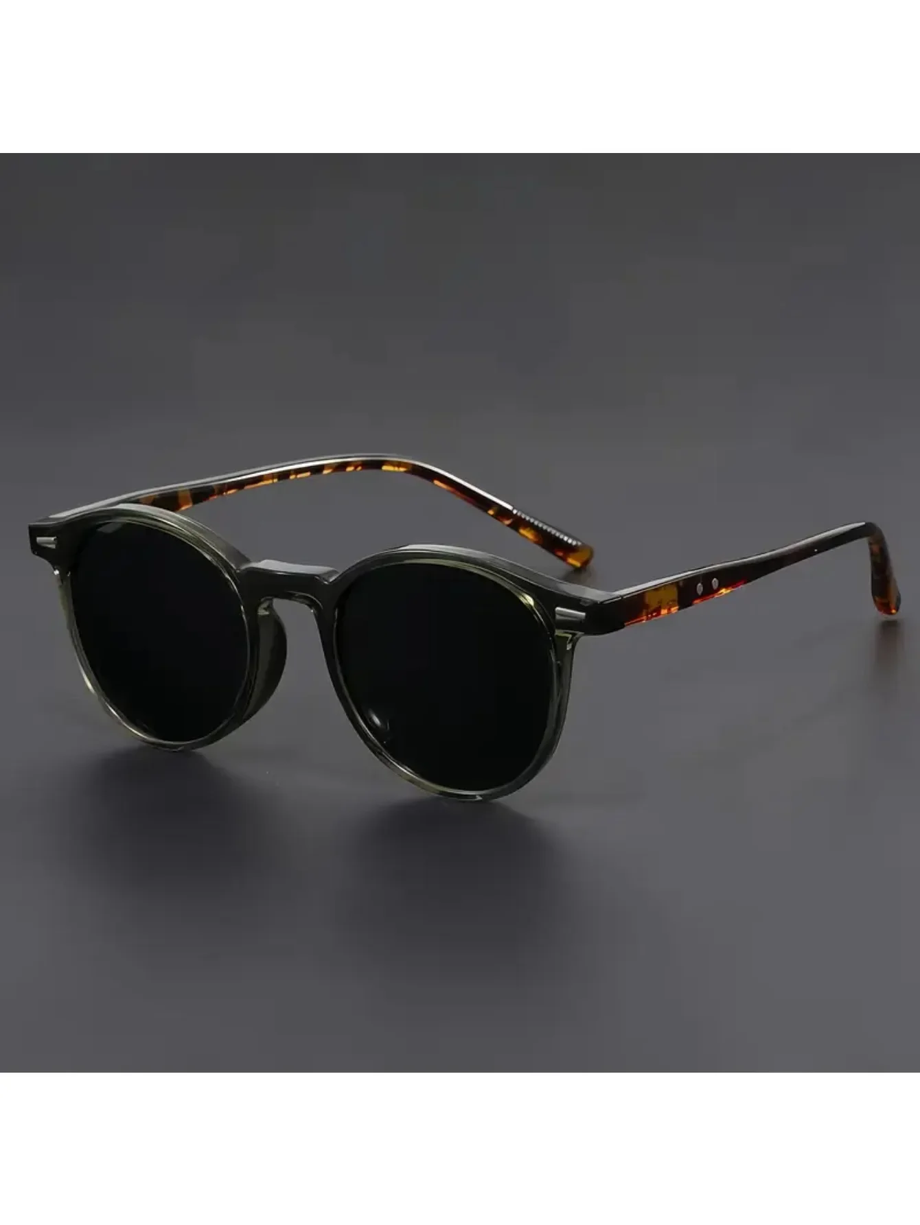 2026 popular retro round sunglasses neutral combination, hot-selling retro glasses for men and women fashion versatile
