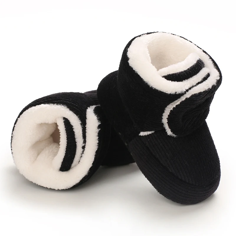 Winter Baby Baumwolle Schuhe Dicke Plüsch Schnee Stiefel Weiche Casual Wanderschuhe für 0-18 Monate Alt Bequeme Kleinkind Schuhe – Detail 15