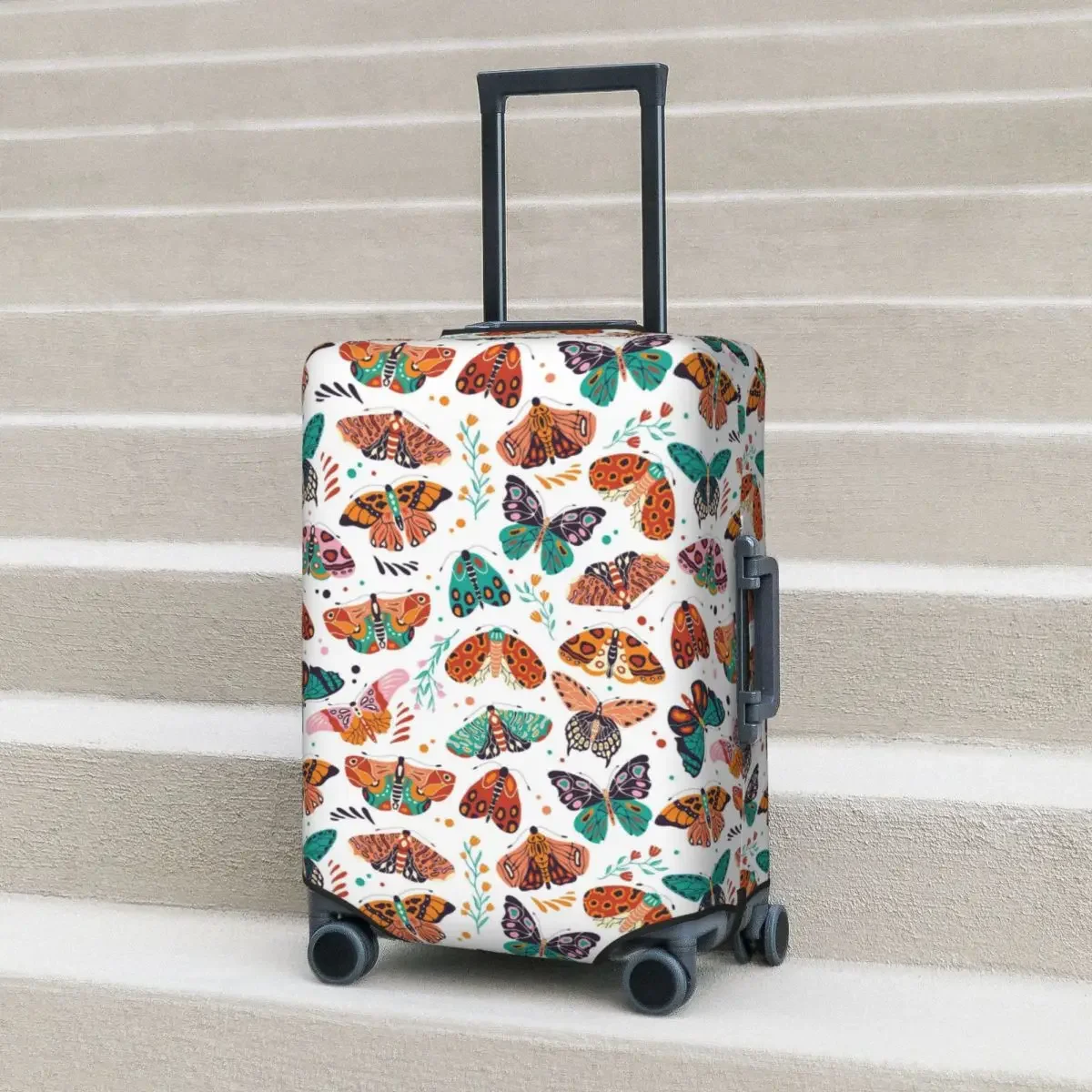 Beautiful  Suitcase Cover Fashion Print Useful Business Protection Luggage Supplies Vacation