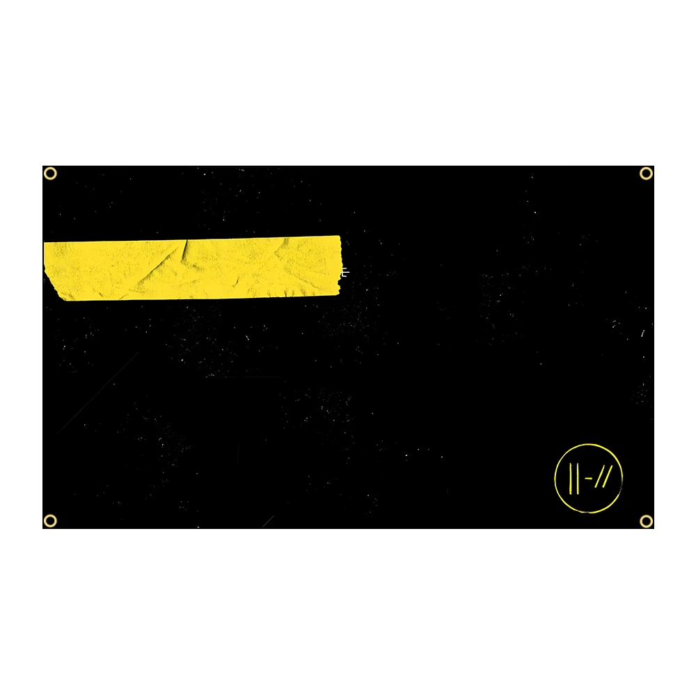 Twenty One Pilots Flag Polyester Digital Printing Banner For Garage or Out door Decoration