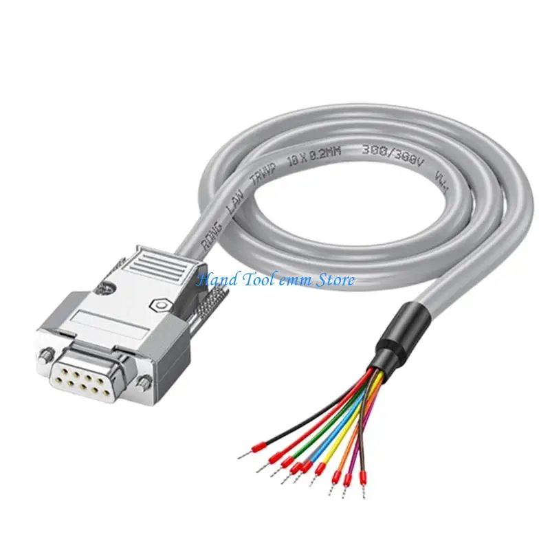 H37F DB9 RS232 Cable Male to Female Simple Cord Industrial Straight Through Converter For Dynamic Wiring Application