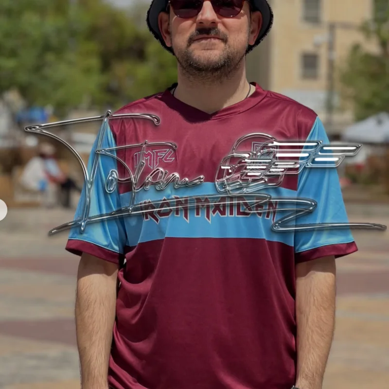 

TESM Мужская футболка из джерси в стиле ретро Женский спортивный топ Детская повседневная футболка с короткими рукавами Дышащая рубашка с принтом высокой четкости