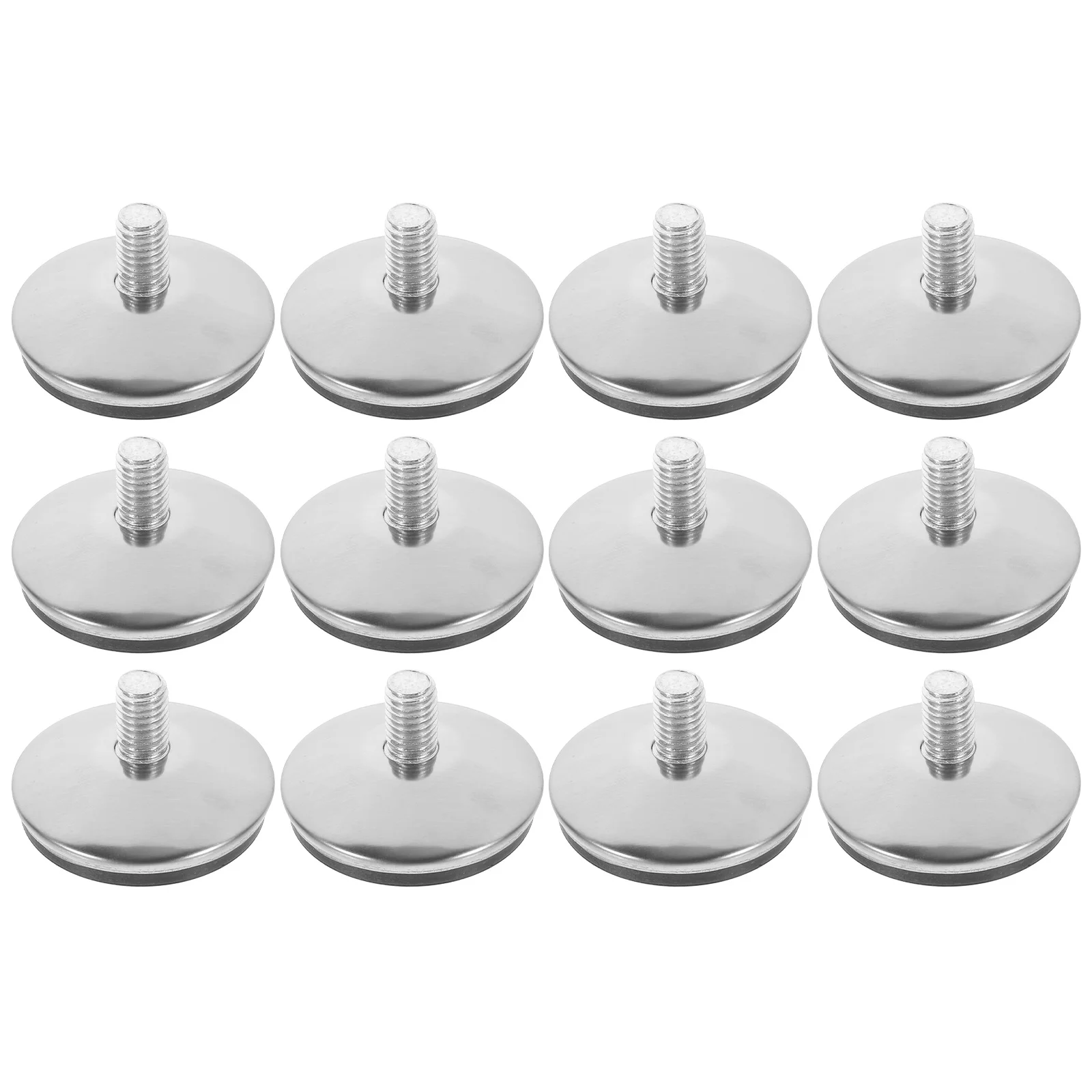 

12Pcs Non-Skid Furniture Feet Screw on Furniture Legs for Sofa Chair Desk Table Floor Protection Anti-Vibration Noise Reduction