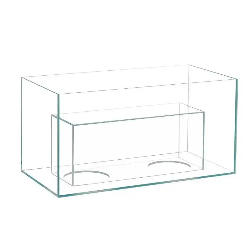 Cat fish tank can be drilled viewing ultra-white glass ornamental fish cat nest tank can interact with cats