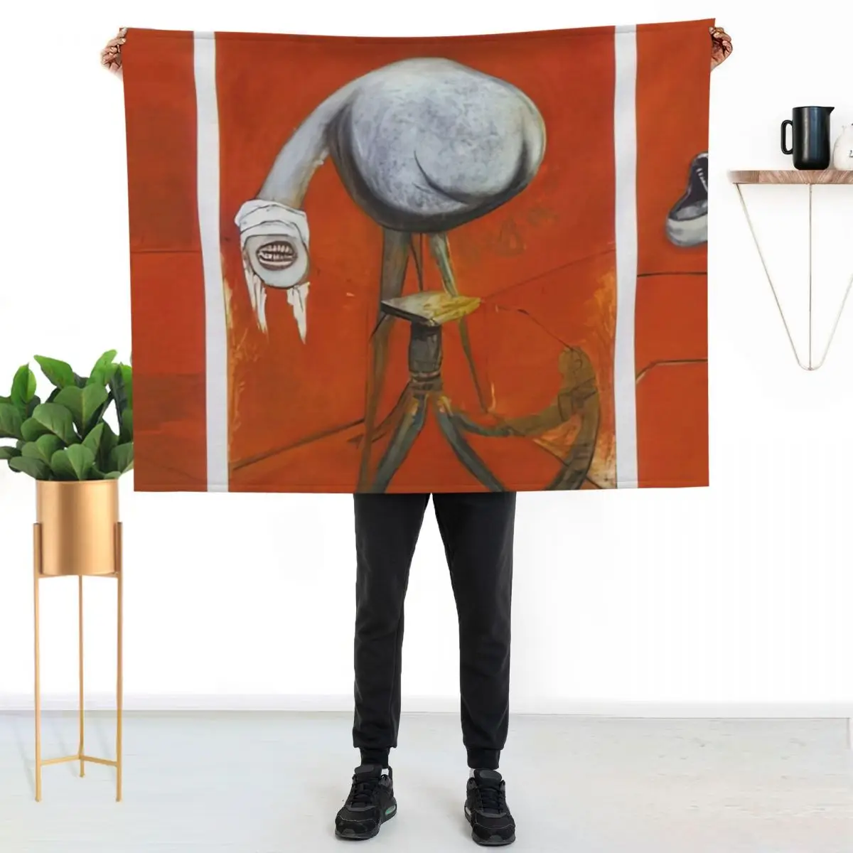 francis bacon paintings, francis bacon art, francis bacon artwork Throw Blanket Air Conditioner Soft Blanket for Office Home