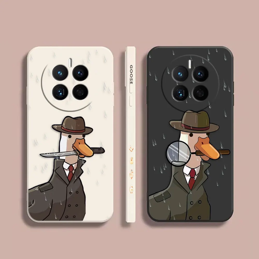 

Phone Case For Huawei MATE 10 20 20X 30 40 P20 P30 P40 P50 LITE PRO PLUS Silicone Case Cover Funda Coque Shell New Funny Goose