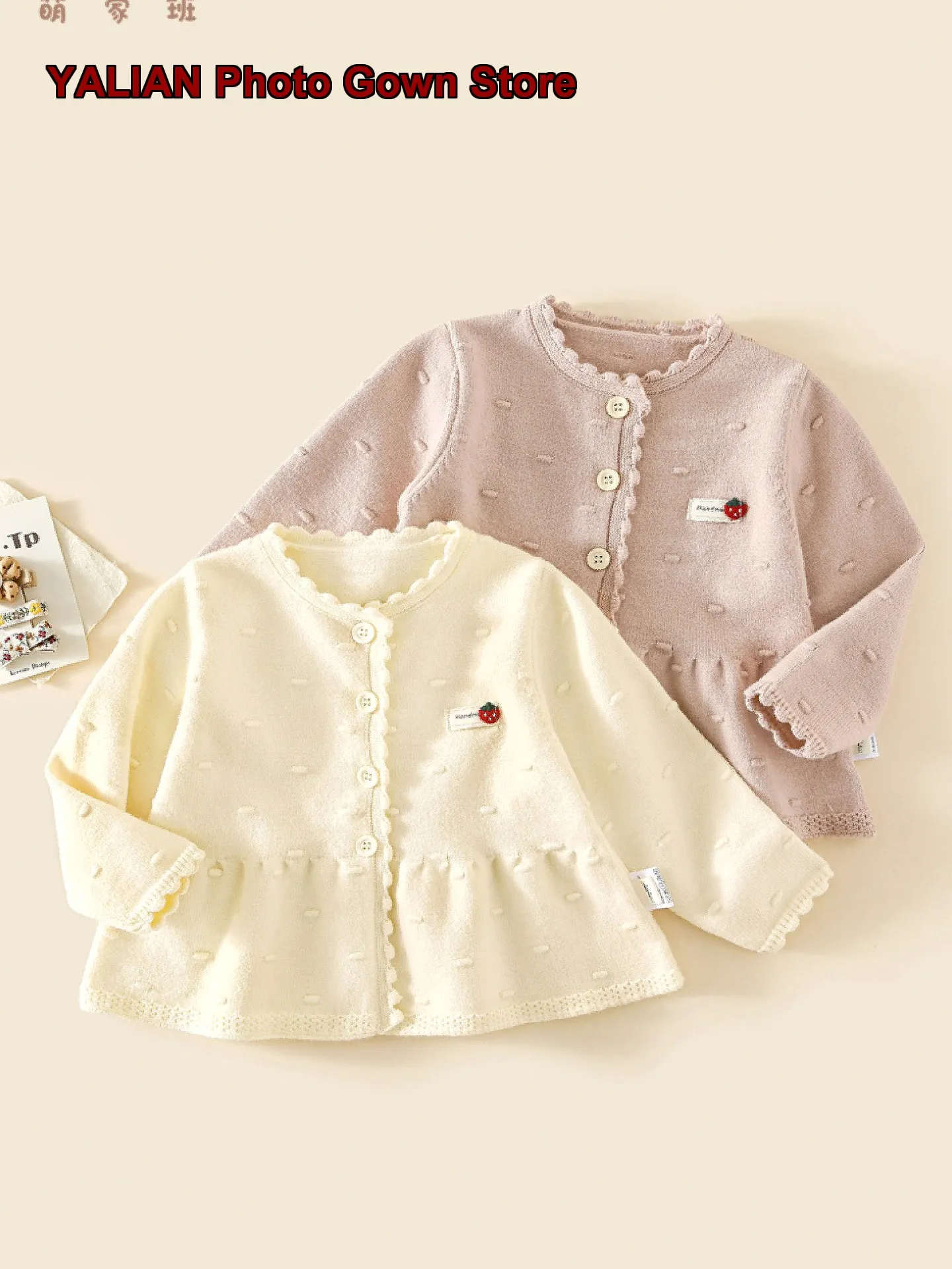 Girls Cardigan Kids Early Autumn Knit Top Casual Stylish Outerwear Newborn Toddler