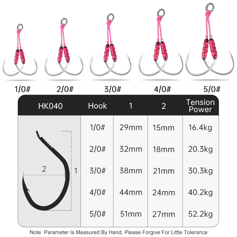 OBSESSION HK040 10Pairs High Carbon Metal Jigging Assist Hook UV Luminous PE Line Pike Jig Lure Saltwater Fishing Hook Pesca