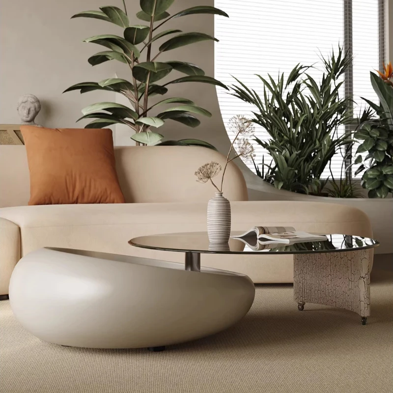 

Кремовый вращение ветра, легкие, роскошные, элитные, художественные, круглые, креативные, стеклянные, журнальные столики, мебель для гостиной, итальянская