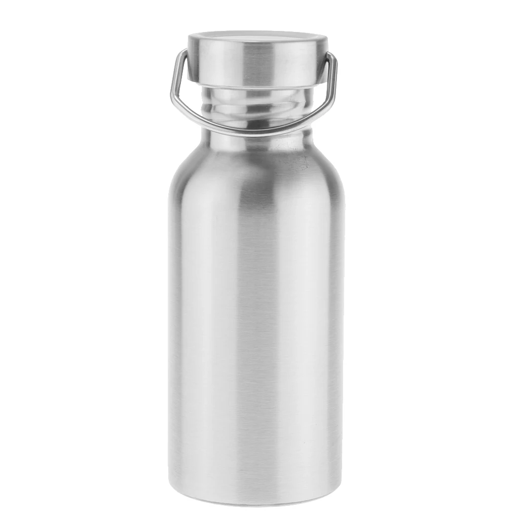 Portable Stainless Steel Sports Water Bottle Leak Proof Metal Insulated Bottle for Gym Running Hiking