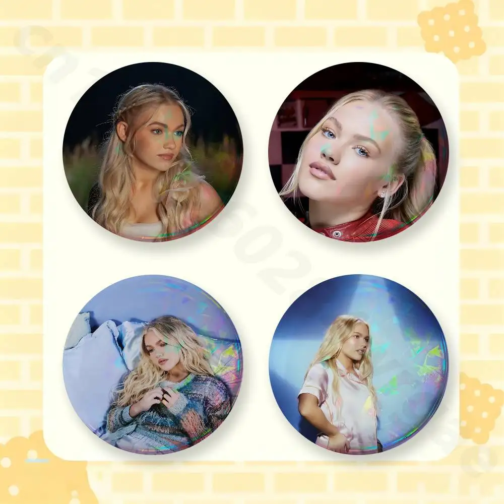 F-Freya S-Skye 2 Pieces Badge Brooches on Backpack Clothes Handmade Round Enamel Pins for Jewelry
