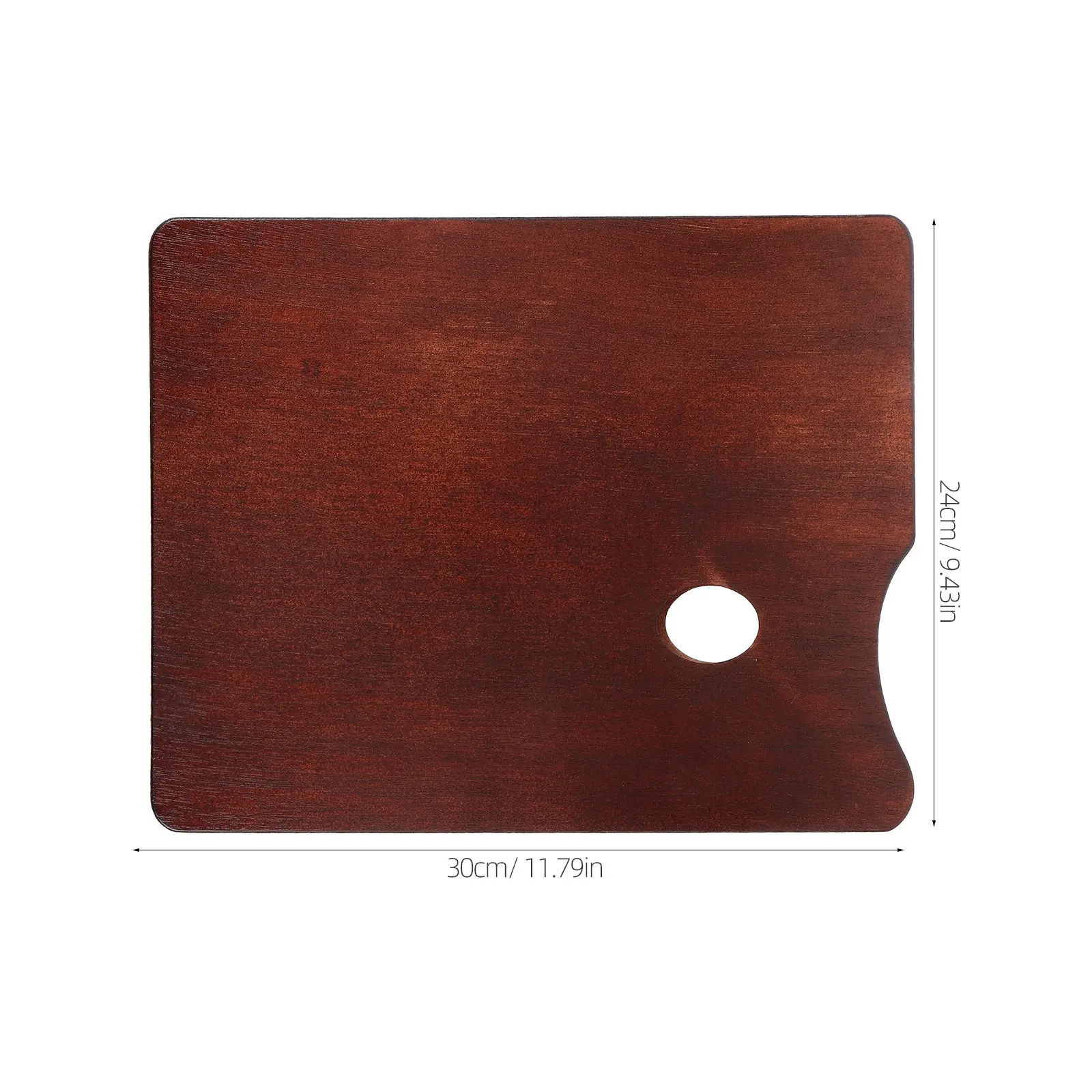 Large Wooden Watercolor Palette Artist Painting Tray Exquisite Craftsmanship Fun Reliable Design for Acrylic Gouache Oil
