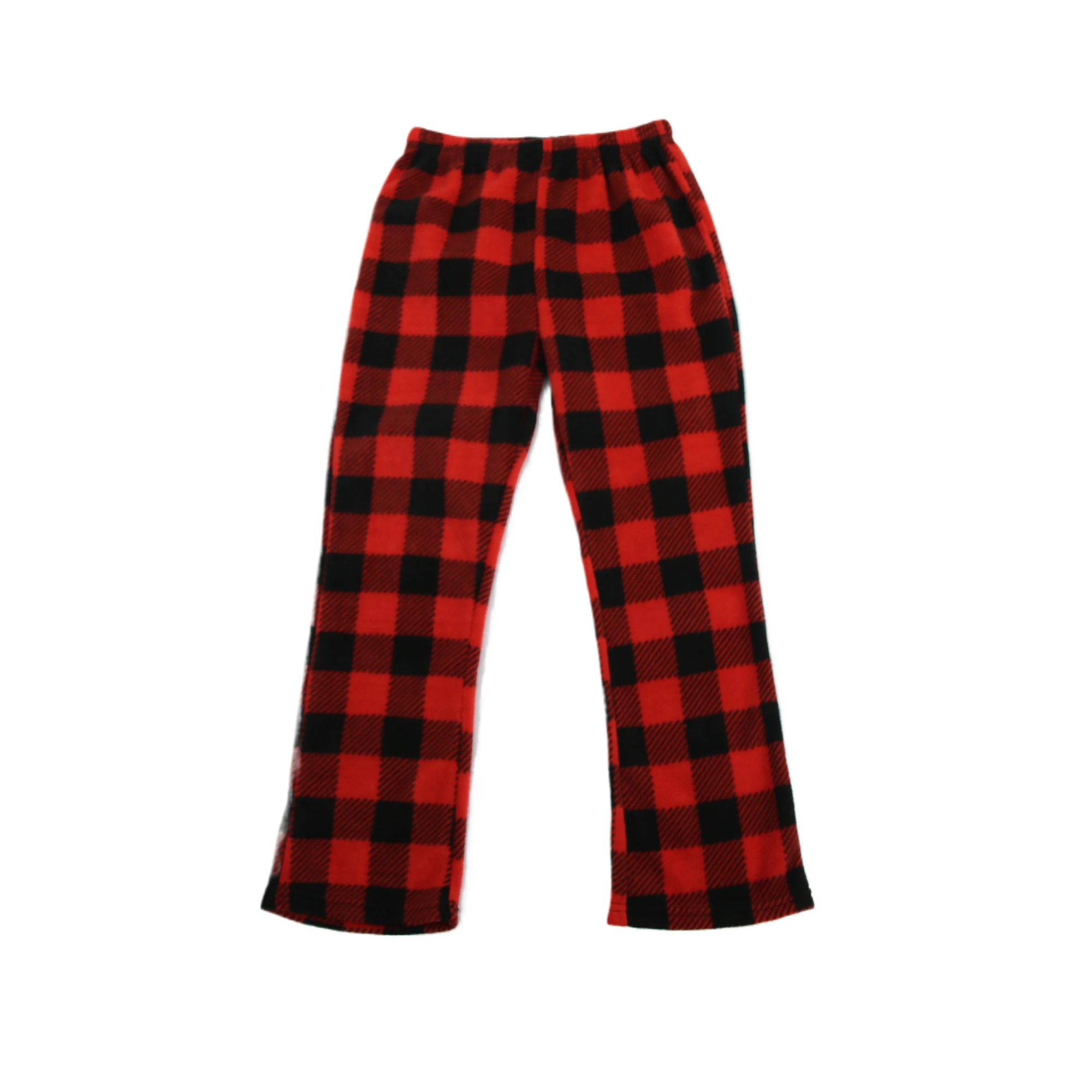 Boys Girls Pajama Pants Fleece Pajama Pants Soft Warm Loungewear Sleepwear Kids Pjs Sleep Pants Plaid Bottoms