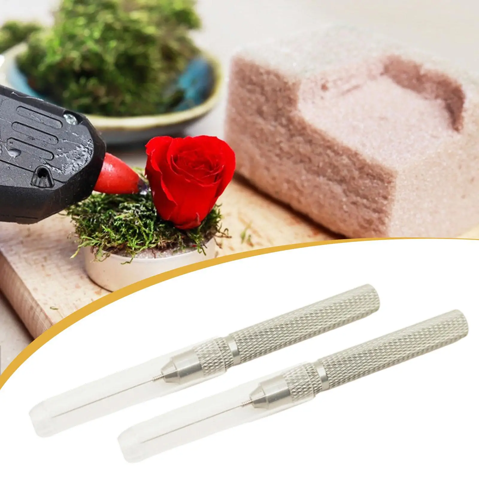 Model Dispensing Stick Comfortable Grip Easy Use, Sturdy Mini Metal Glue Dispenser Model Crafts Tool for Handcrafts Teens Kids