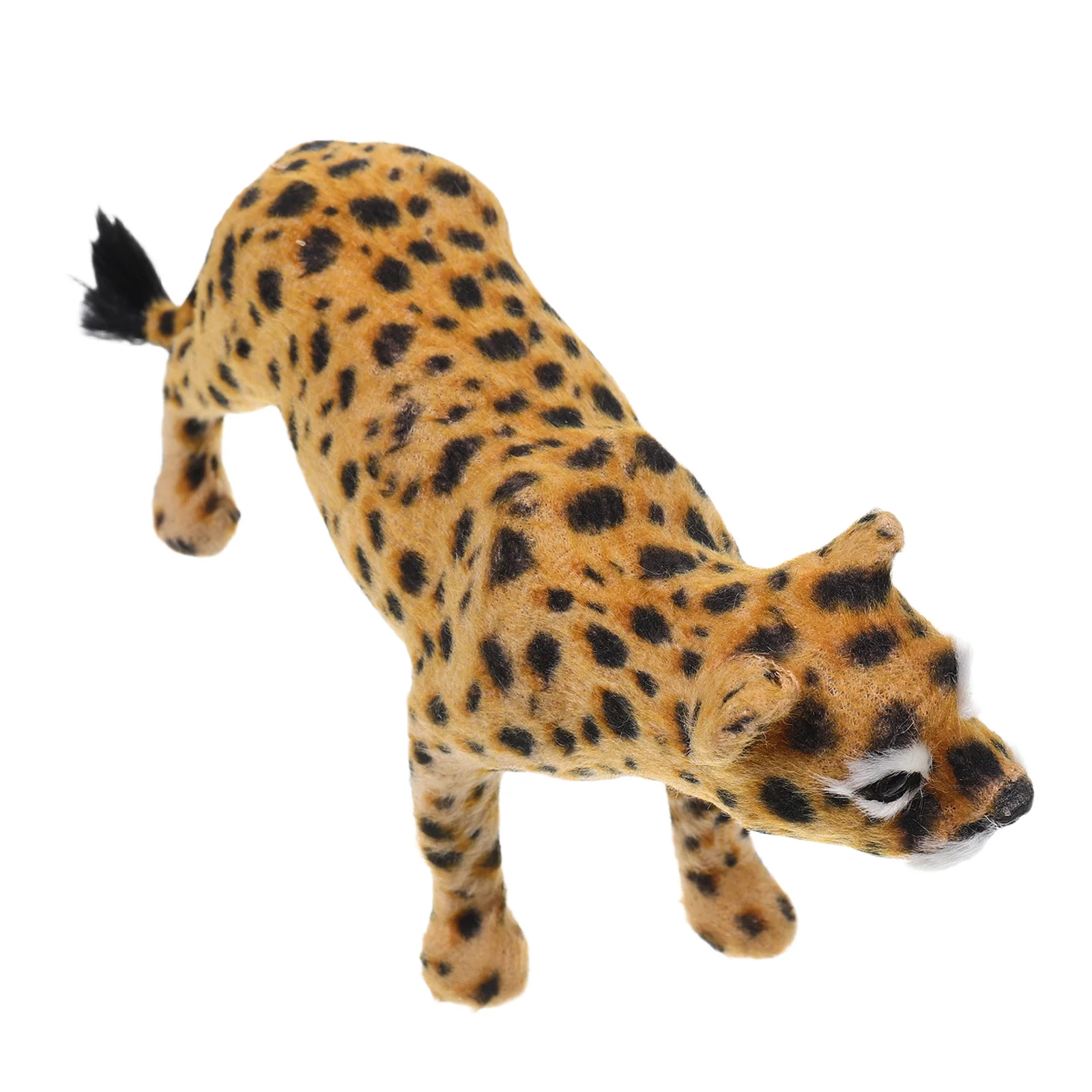 

Realistic Leopard Animal Sculpture for Office Desk Bookshelf Decorative Simulation Wildlife Animal Artwork Cute Leopard Stuff