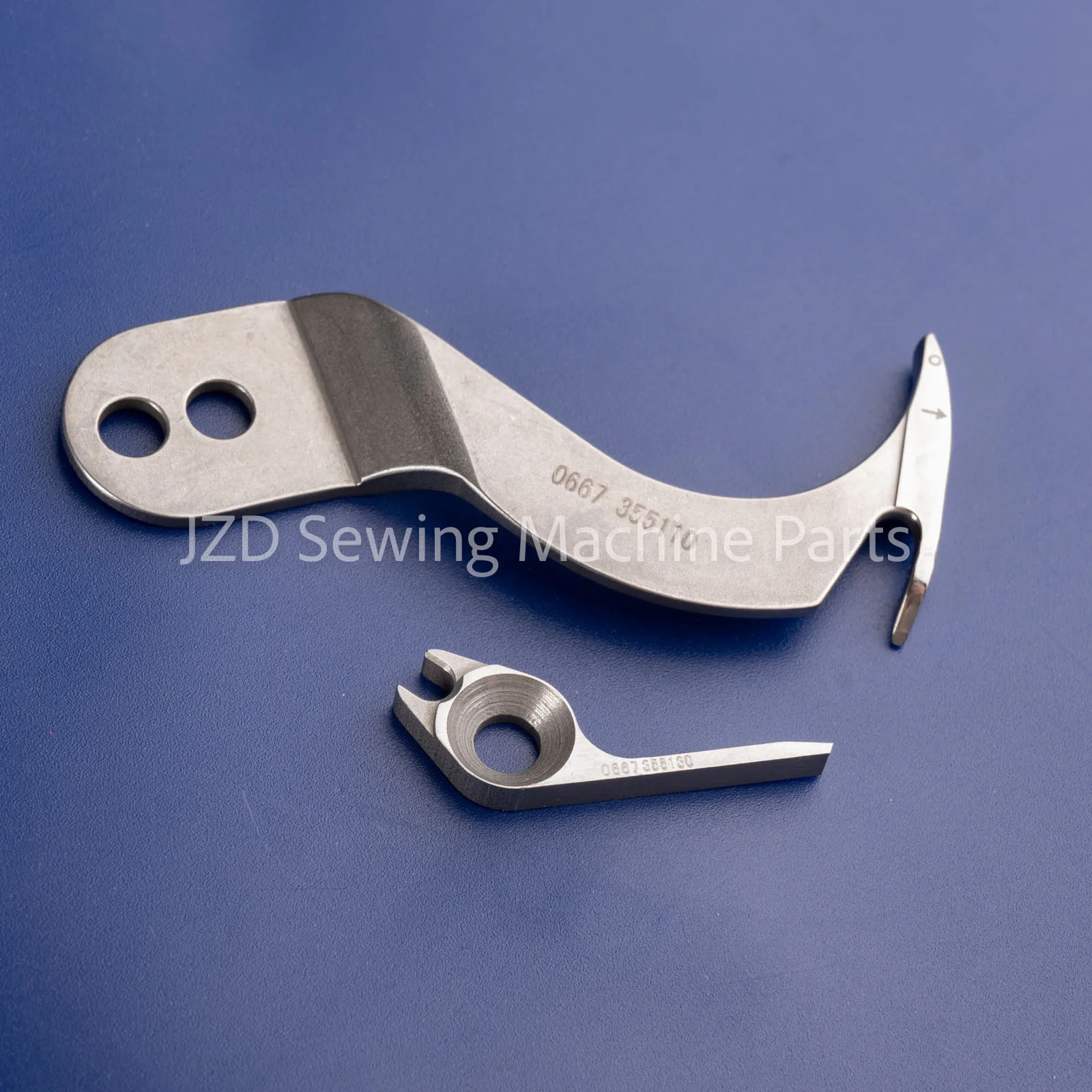 

#0667 355110 Moving Knife #0667 355130 Counter Knife for Durkopp Adler 667, 867, 887, 827, 867H, 767 1767 Machine 0667355110