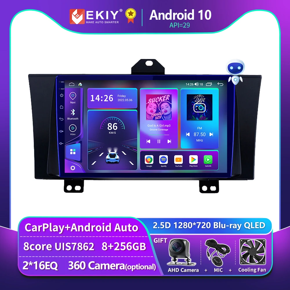 EKIY T900 Car Stereo For Honda Elysion 2012 - 2015 Car Radio Multimedia Video Player GPS Navigation Android10 Auto No 2 Din DVD