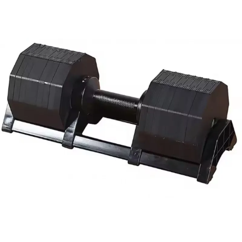 20kg/24kg Adjustable Home Dumbbells Muscle Training Weights with Non-Slip Handles and Quick-Lock Mechanism
