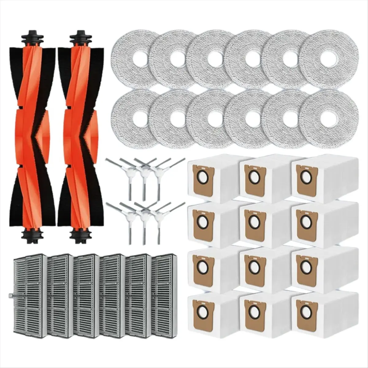 

Для M30S D103CN запасные части, расходные материалы, основная боковая щетка, фильтр Hepa, швабра, тканевые мешки для пыли, аксессуары