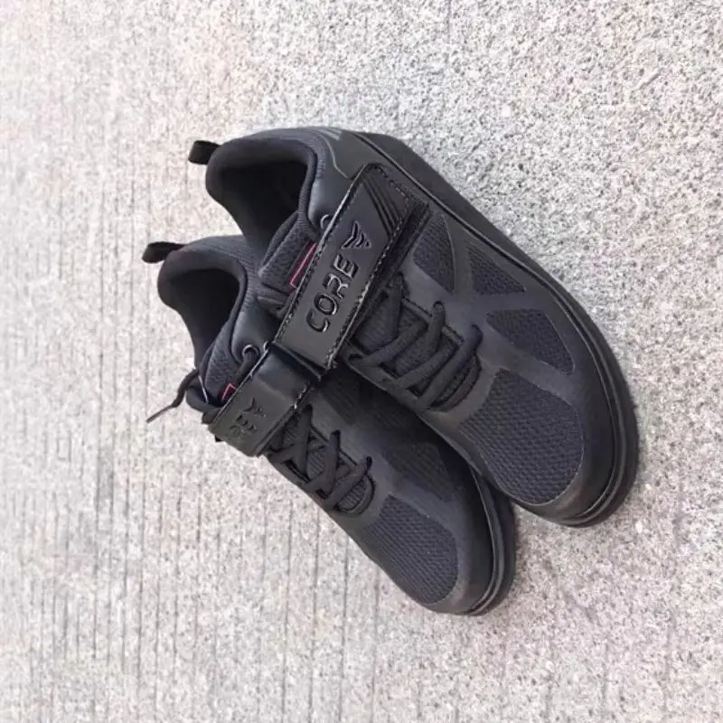 

Классические черные мужские туфли для приседаний с жесткой тягой, мужские кроссовки на толстой подошве для тяжелой атлетики, износостойкие мужские кроссовки для тренировок в тренажерном зале