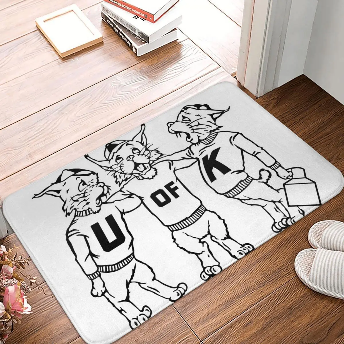 University Of Kentucky Wildcats Anti-slip Doormat Floor Mat Carpet Rug for Kitchen Entrance Bathroom Living room Footpad Mats