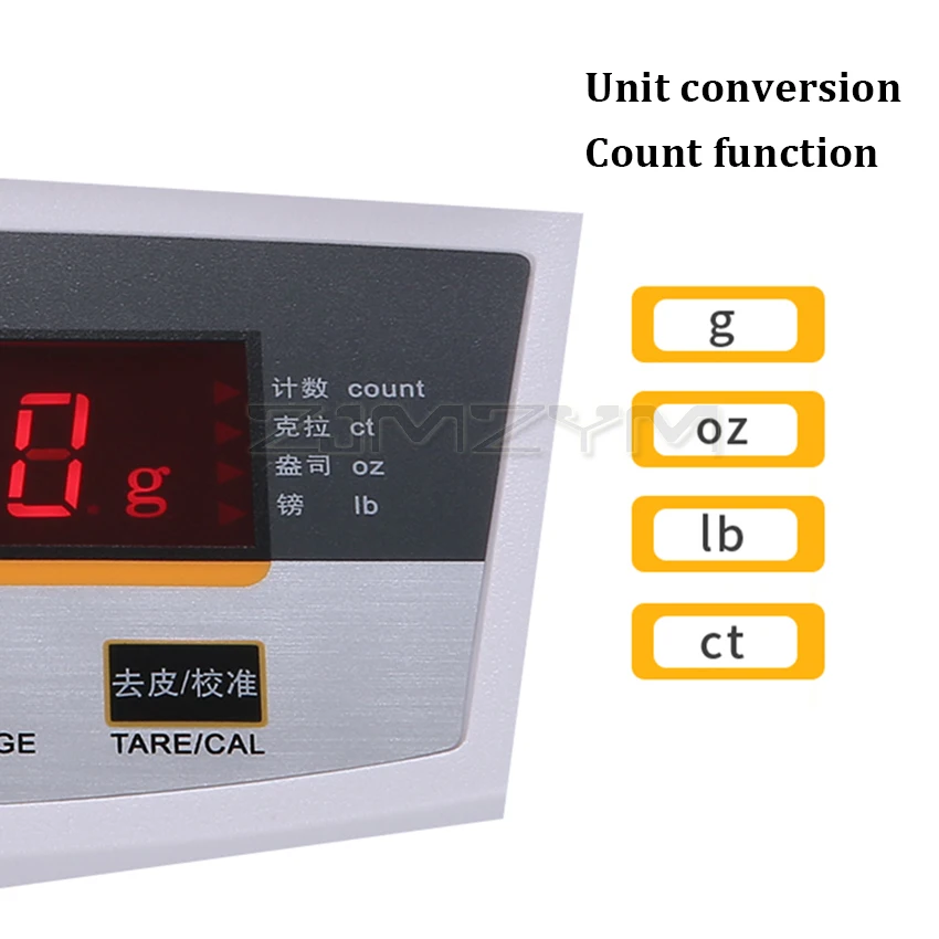 0.1g/0.01g 5000g Electronic Scale Digital Jewelry Laboratory Electronic Balance Weighing Scale Rechargeable Scale 110V/220V