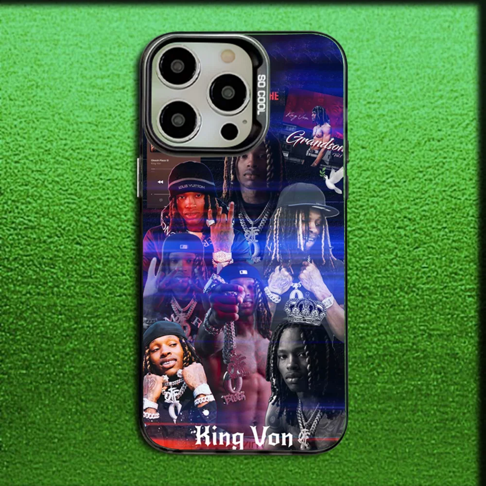 Raper K-King Von Phone Case For iPhone 16,15,14,13,12,11,Mini,Pro,MAX Gray Matte Silicone Black Cover - AliExpress 202192403 Raper K-King Von Phone Case For iPhone 16,15,14,13,12,11,Mini,Pro,MAX Gray Matte Silicone Black Cover - AliExpress 202192403