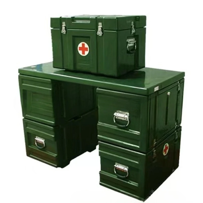 

Second-generation field medical group, rotational molding, field training, air drop material box, material transfer box