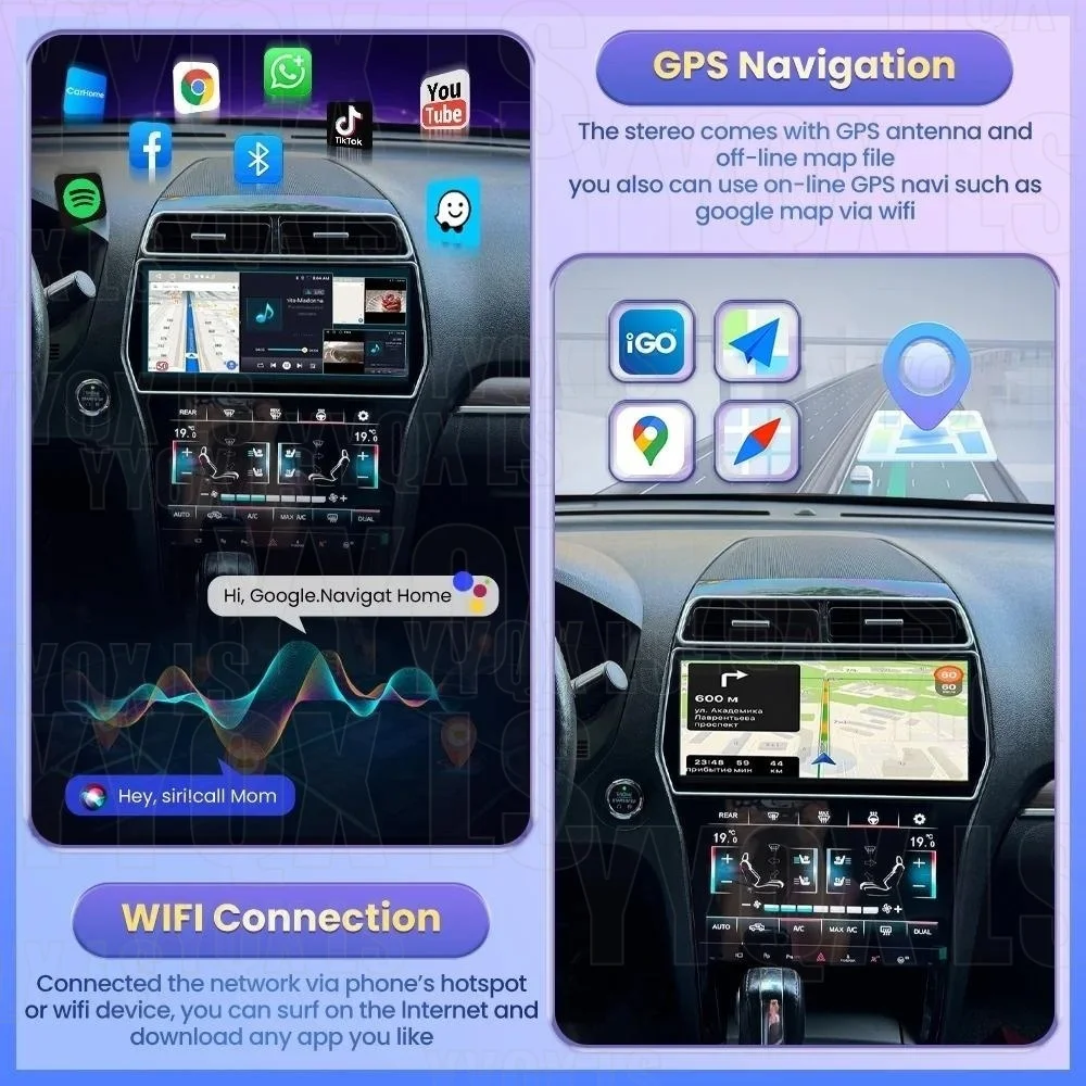 For Ford Explorer 2011~2019 Digital dashboard + Android Radio Carplay Multimedia GPS Navigation Car Stereo Player IPS Head Unit