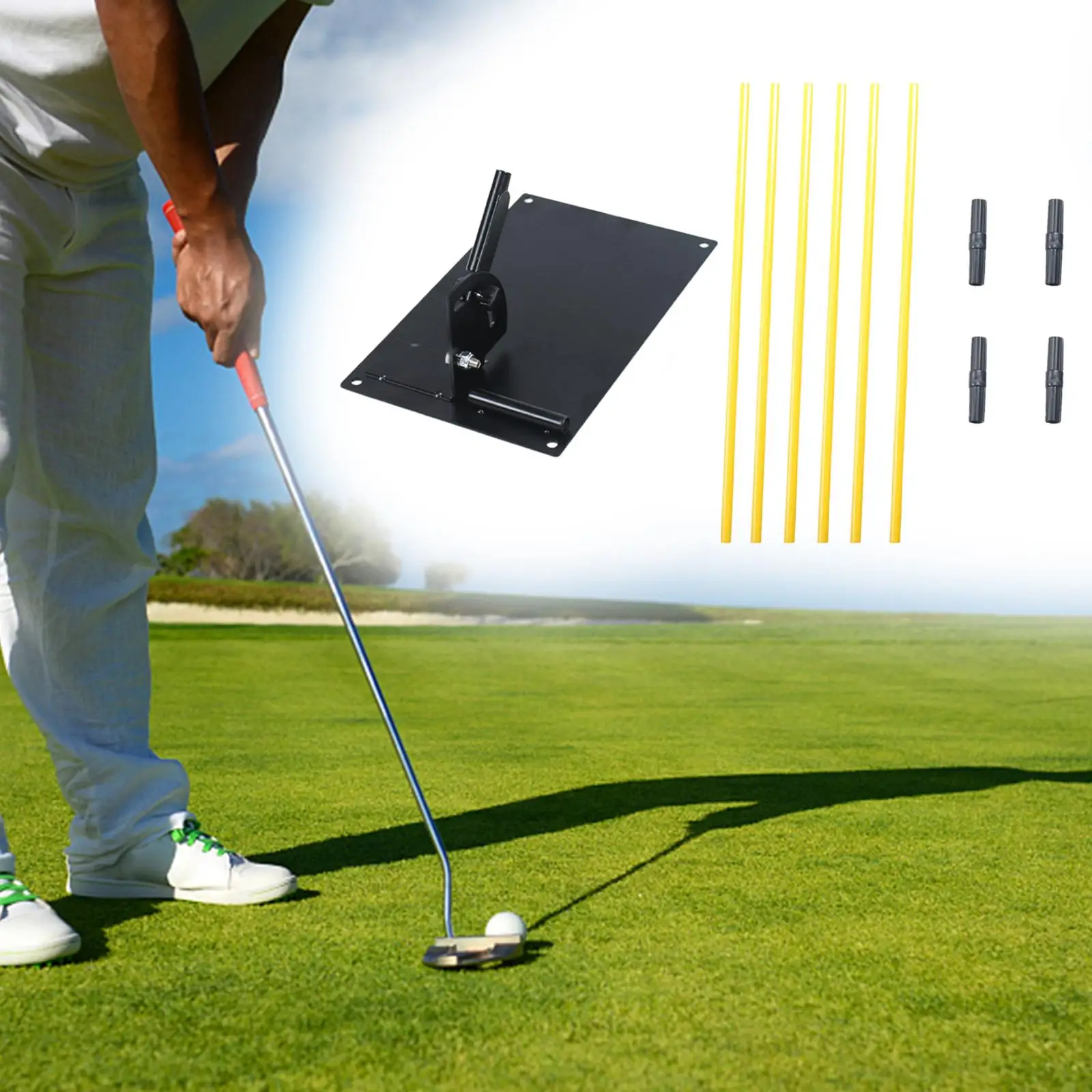 

Набор тренировочных палок для гольфа: аксессуары для коррекции осанки, тренажер для отработки ударов, для гольфистов (мужчин и женщин), для игры в помещении